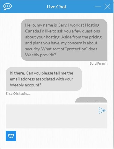 Live chat weebly Get Faster